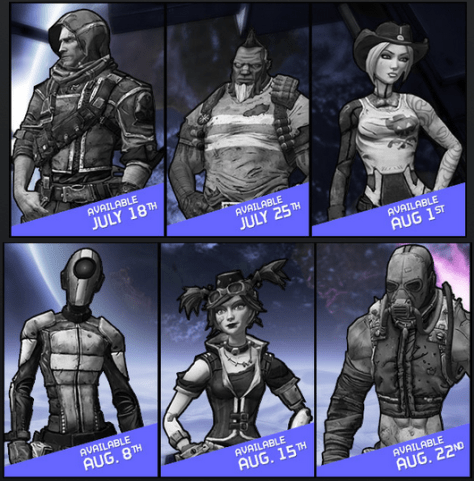 borderlands skins