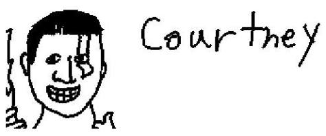 Drawing - Courtney