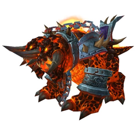 The Core Hound mount will be a drop found in the level 100 Molten Core raid from November 21st to January 6th.