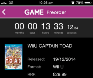 game preorder captain toad