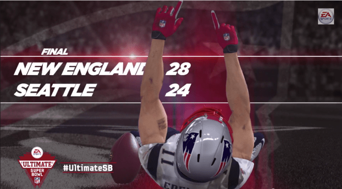 Patriots Reign Supreme in Madden 15 Super Bowl XLIX Simulation