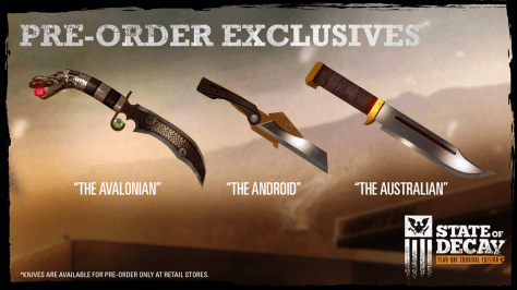State of Decay Knife Pack