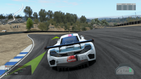 The McLaren 12C GT3 at Laguna Seca