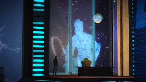 Wait a minute, there was a disco ball up there?